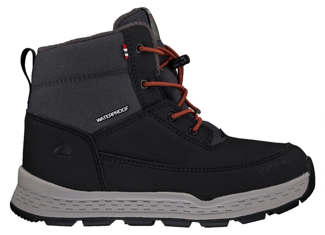 Viking Footwear Unisex Kinder Halbstiefel mit Schnüren wasserfest...