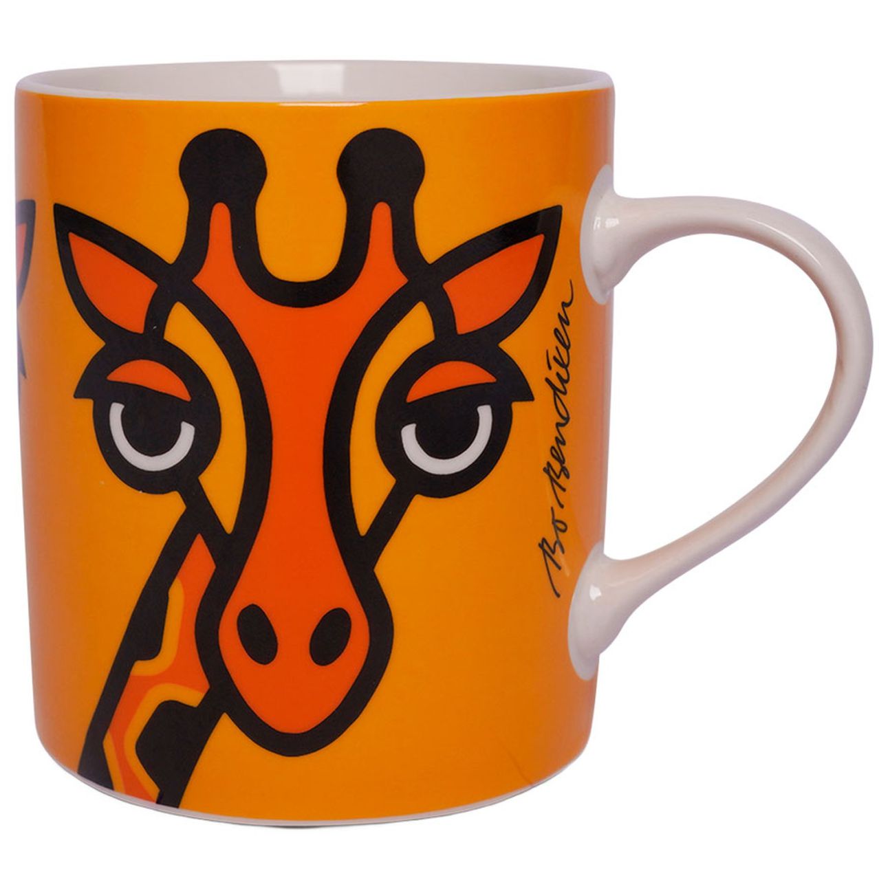 Bo Bendixen Tasse / Becher Giraffe 0,3 l gelb''