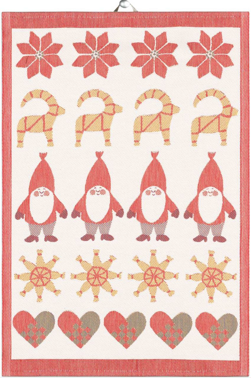 Ekelund Weihnachten / Winter Weihnachten Geschirrtuch (Öko-Tex)...