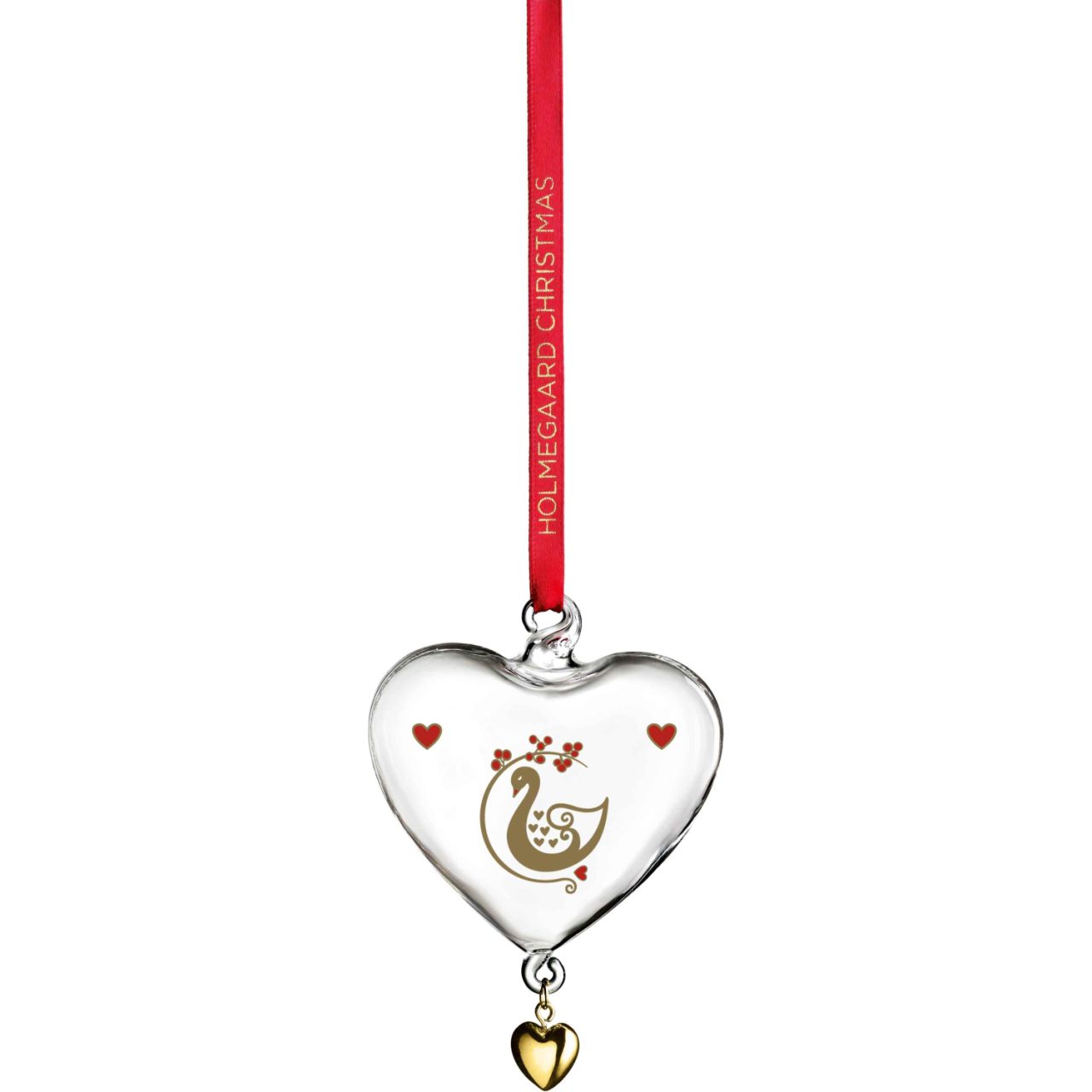 Holmegaard Weihnachten 2025 Ann-Sofi Romme Baumschmuck Herz klar,...