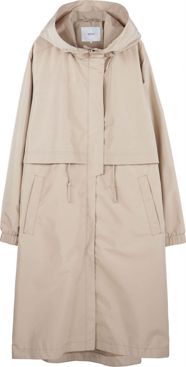Makia Clothing Damen Regenmantel mit Kapuze Isla''