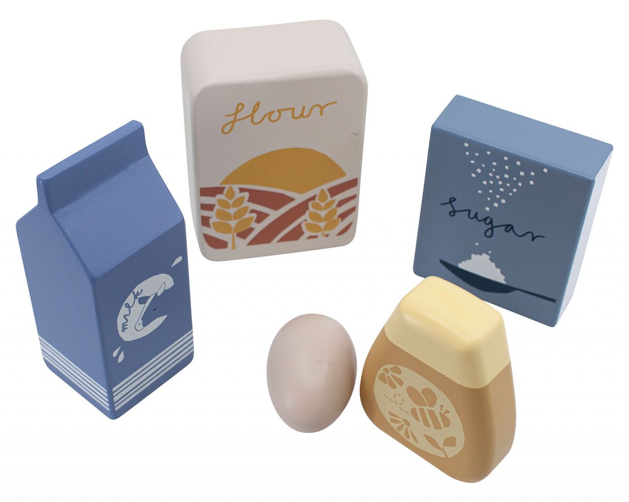 Sebra Holzspielzeug Lebensmittel Set''