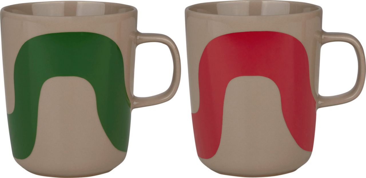 Marimekko Seireeni (Sirene) Oiva Tasse / Becher 0,25 l 2 Stk....