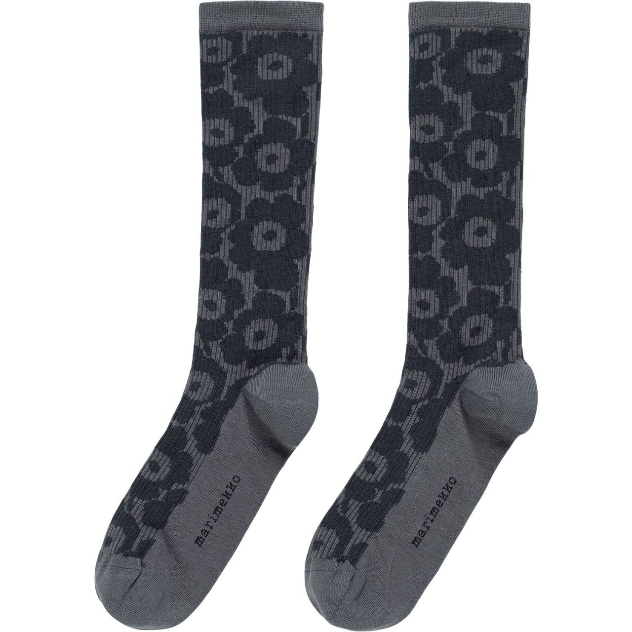 Marimekko Damen Strümpfe Pinnat grau, dunkelgrau''