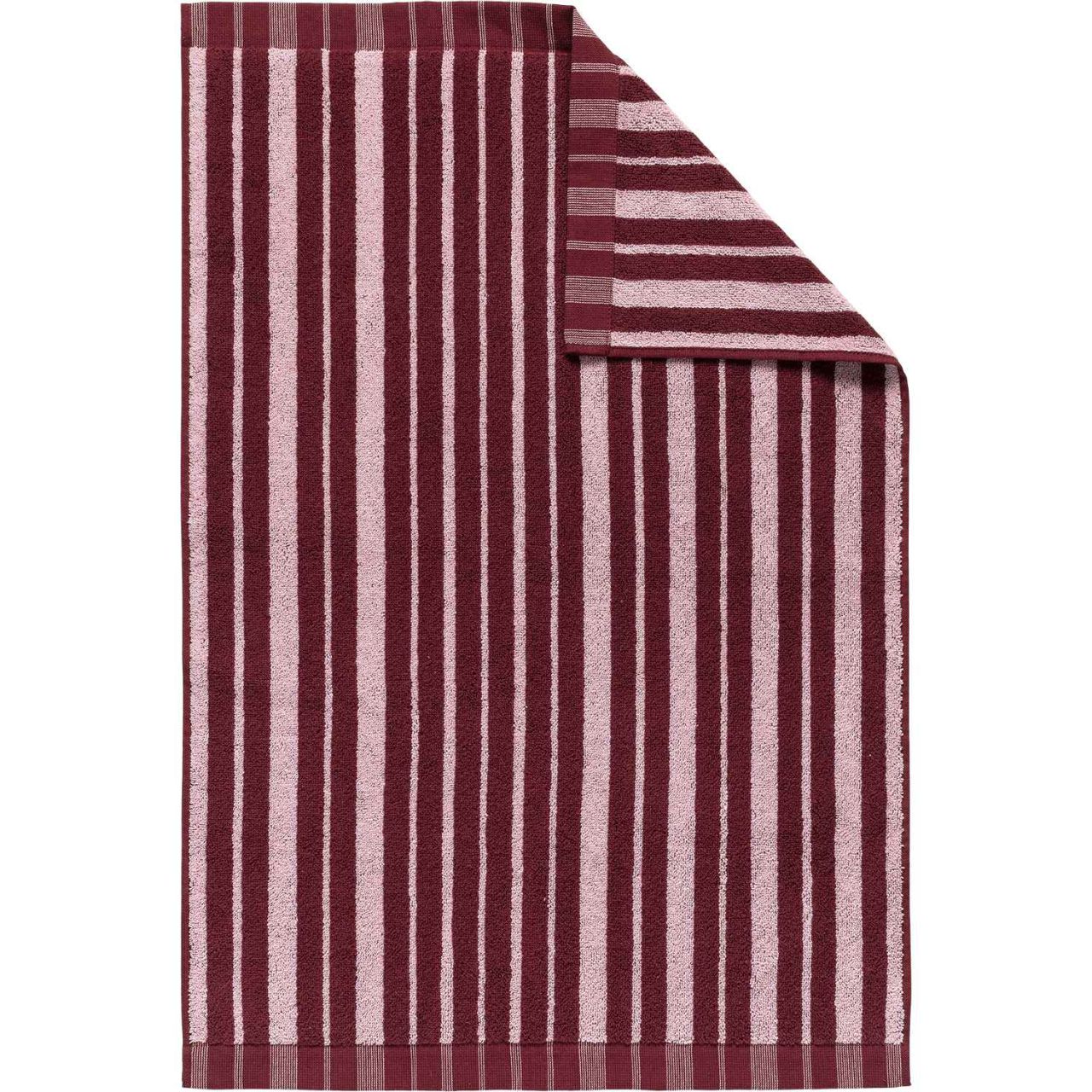 Marimekko Raide (Spur) Handtuch 50x70 cm burgunder, pink (Öko-Tex...