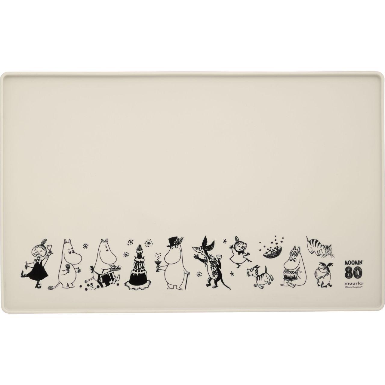 Muurla Mumins Haustiere Napfunterlage 30x48 cm Silikon Special...