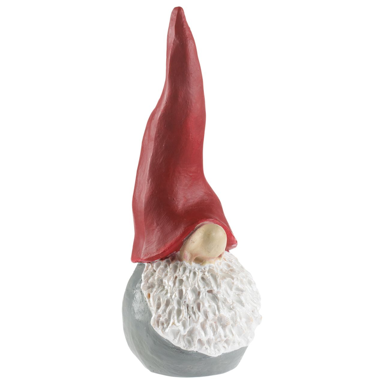 Nääsgränsgården Tomte Hoher Hut Höhe 19 cm grau, rot''