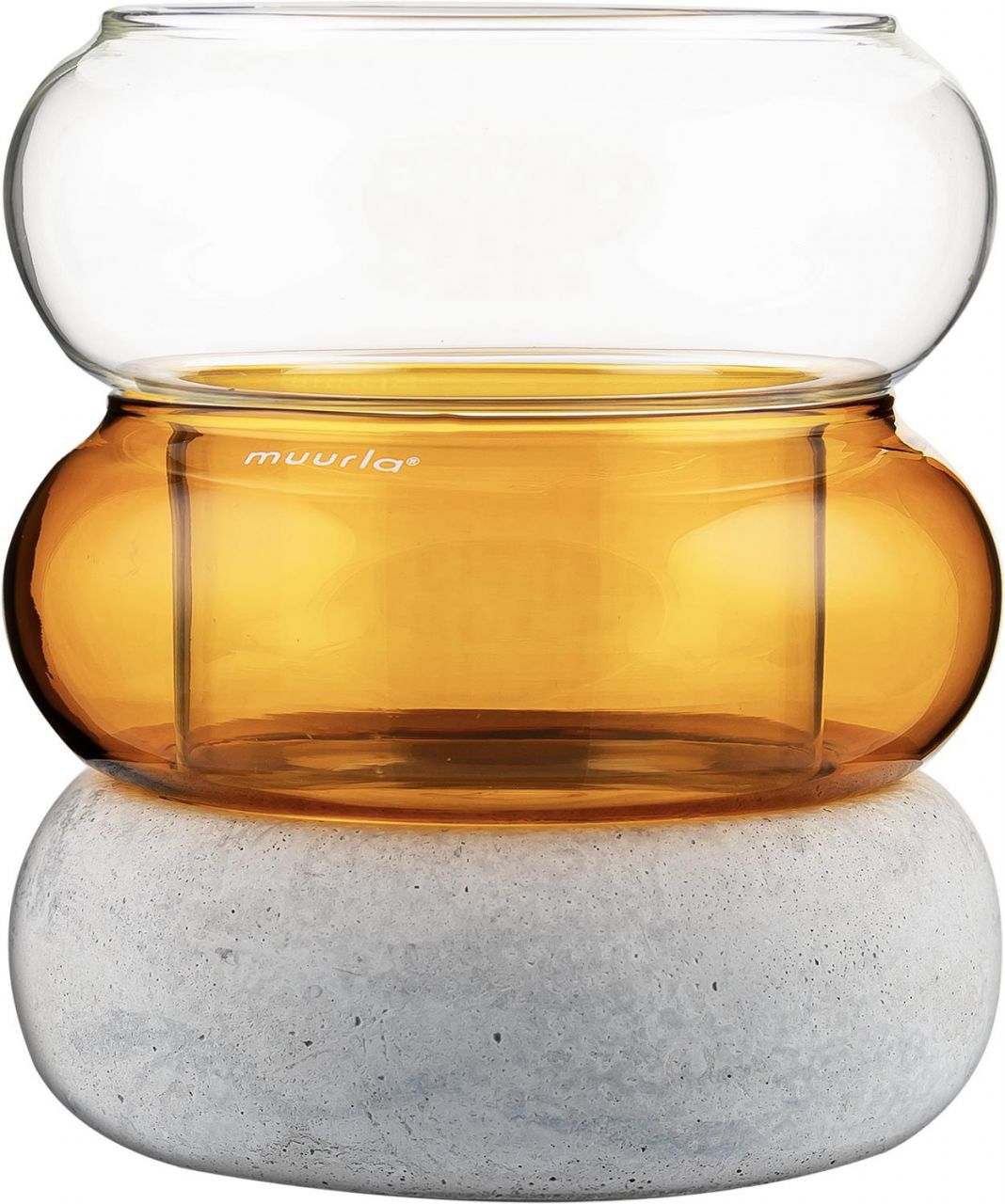 Muurla Bagel Laterne / Vase Höhe 12 cm''