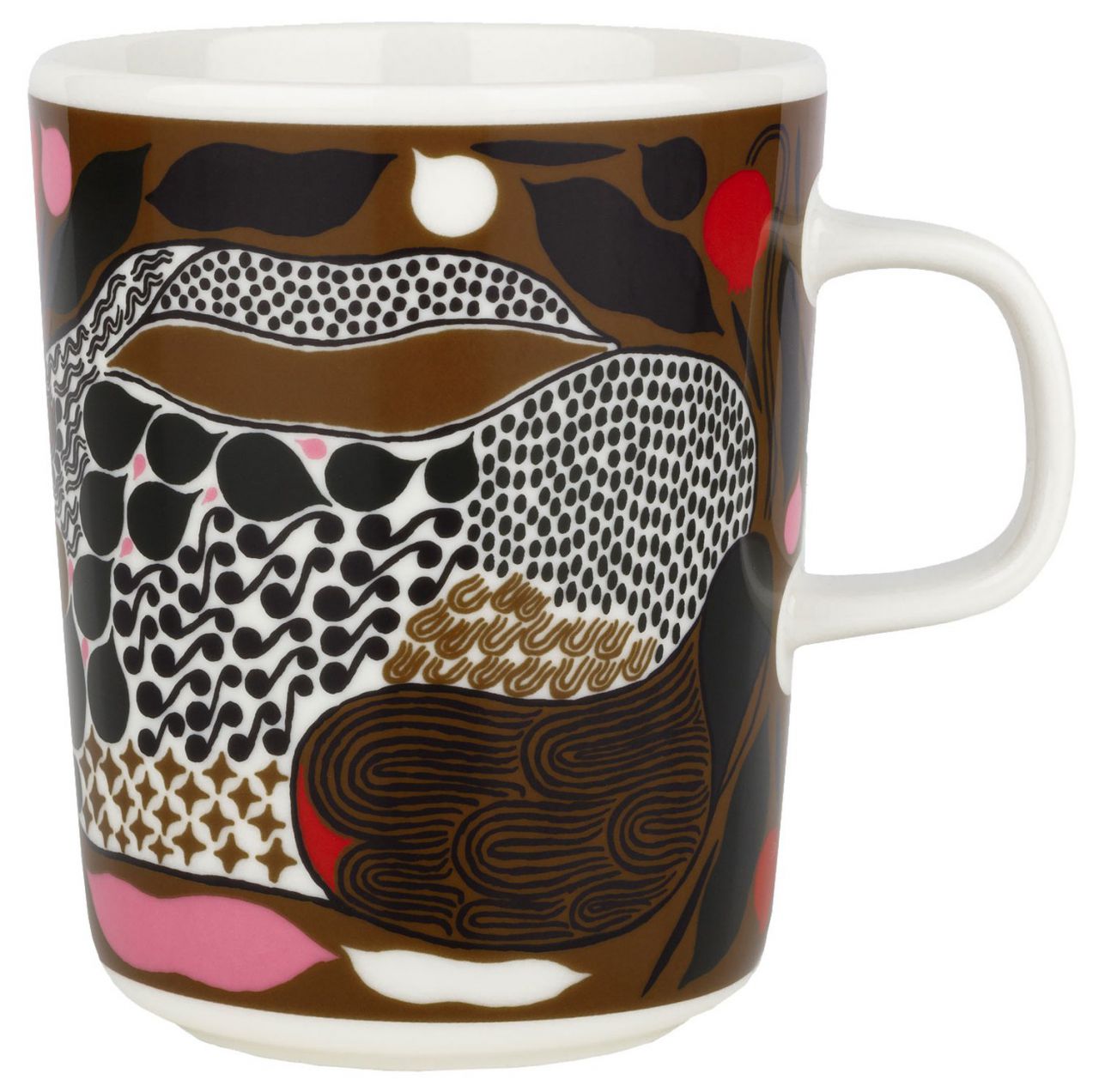 Marimekko Rusakko (brauner Hase) Oiva Tasse / Becher 0,25 l...