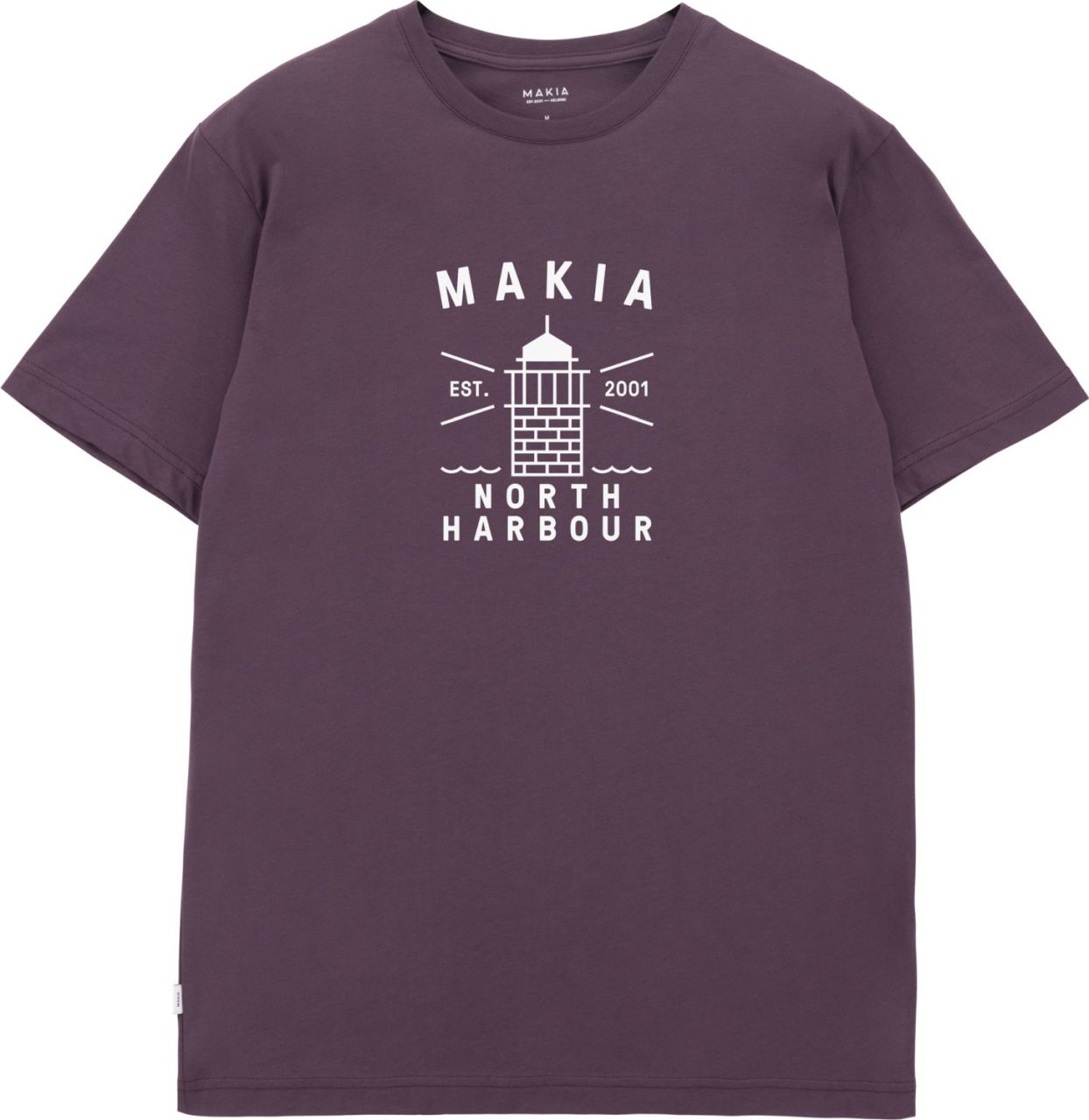 Makia Clothing Herren T-Shirt mit Print Tankar Hafen Helsinki''