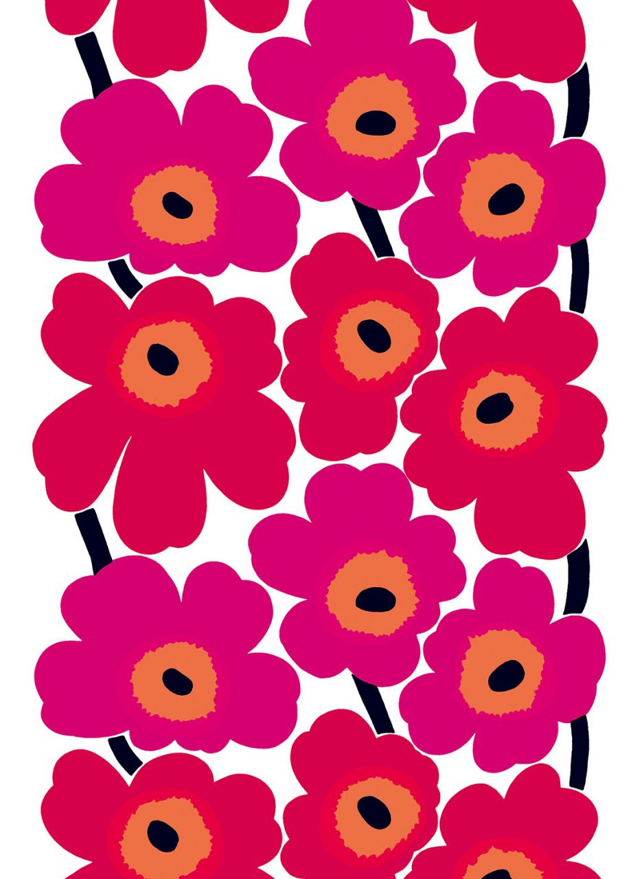 Marimekko Unikko Stoff 1x1,4 m''