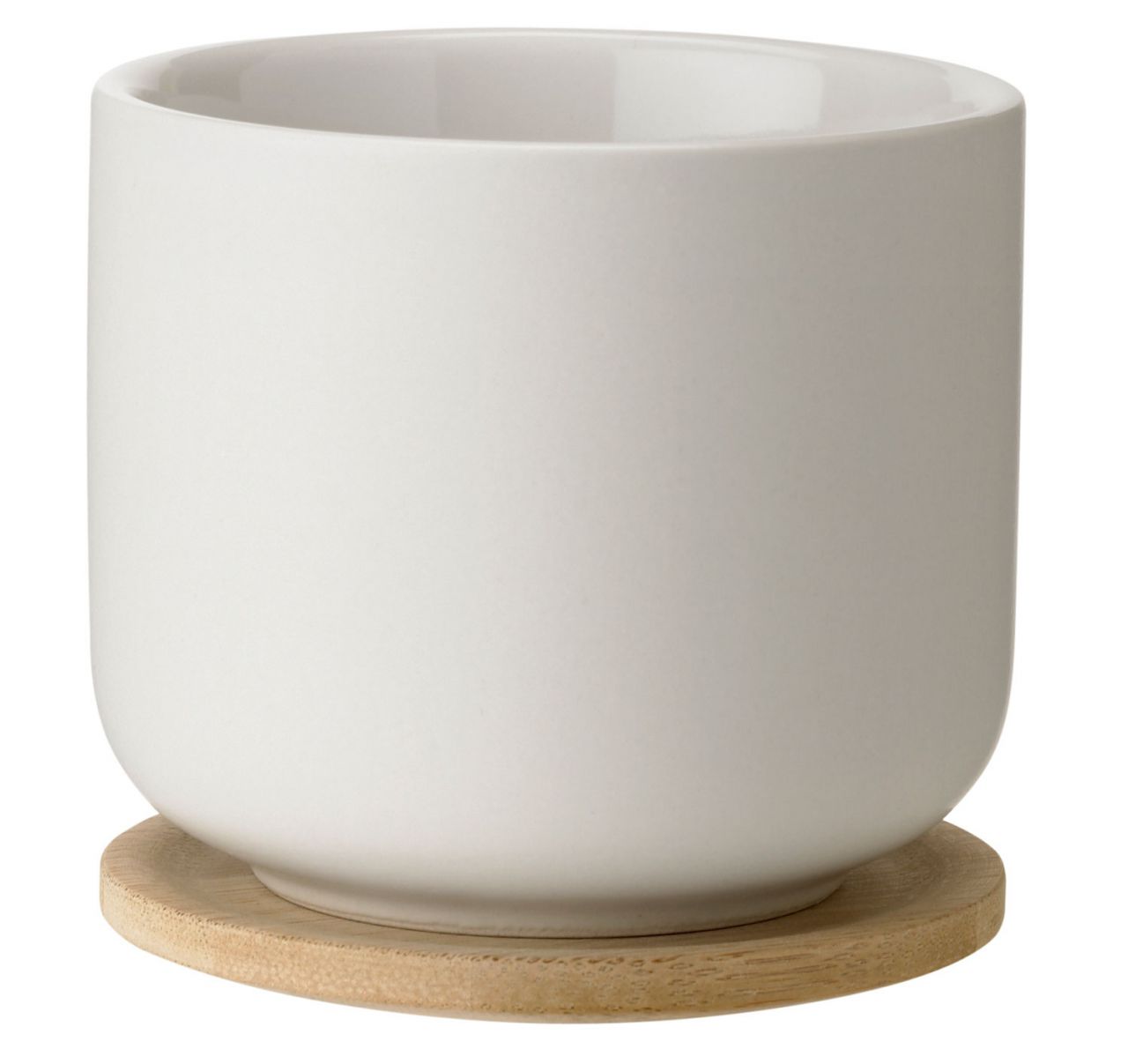 Stelton Theo Tasse 0,2 l mit Holzuntersetzer''