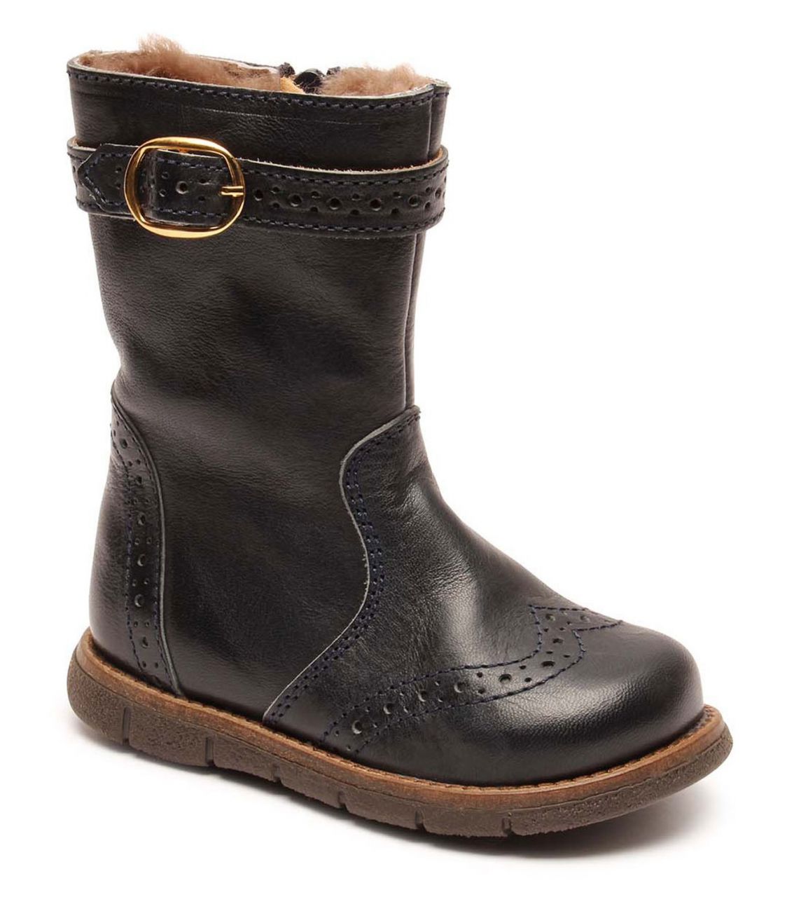 Bisgaard Mädchen Kinder Stiefel mit Fell / Schnalle &...