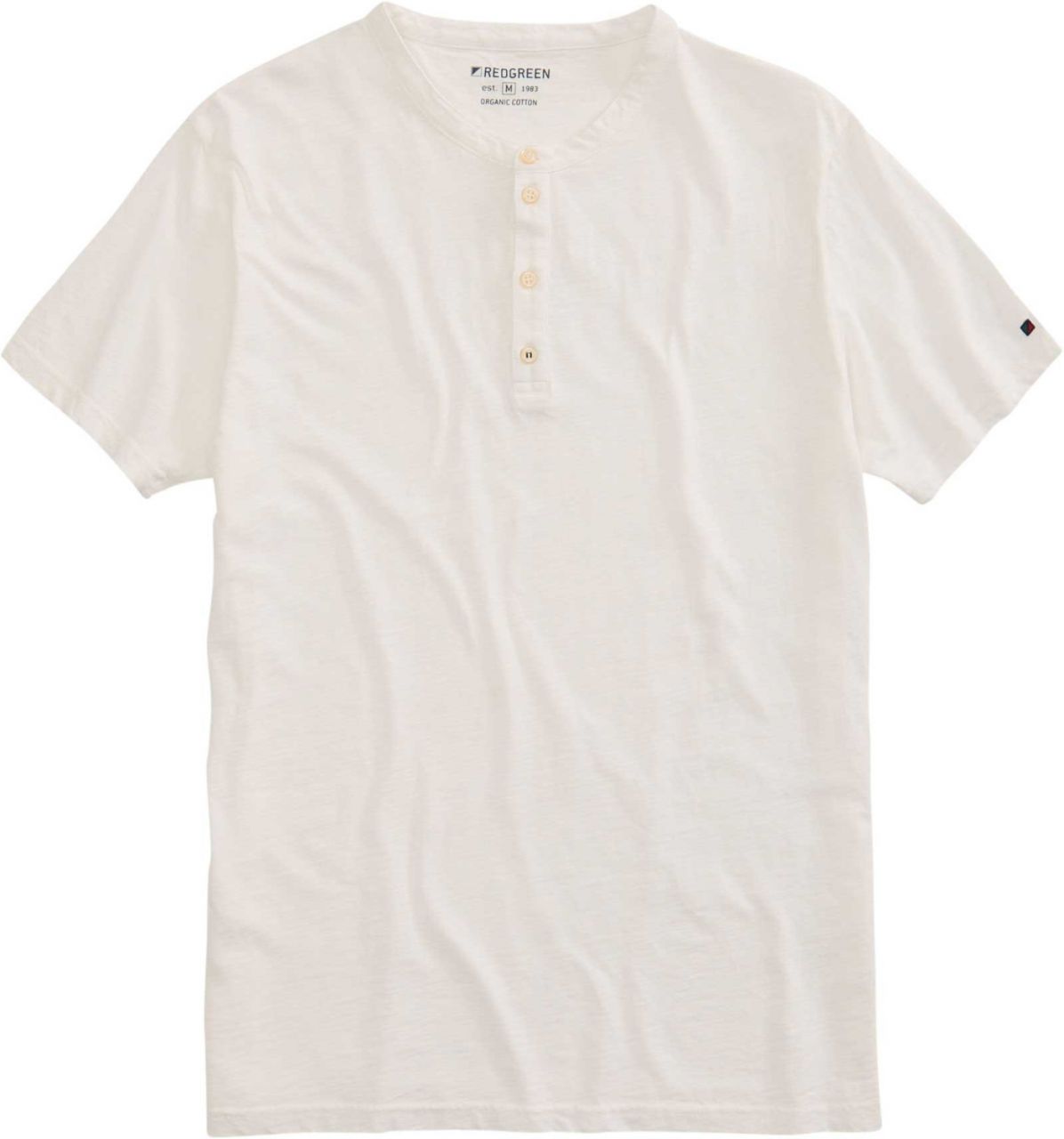 REDGREEN Herren T-Shirt mit Knopfleiste Clement''