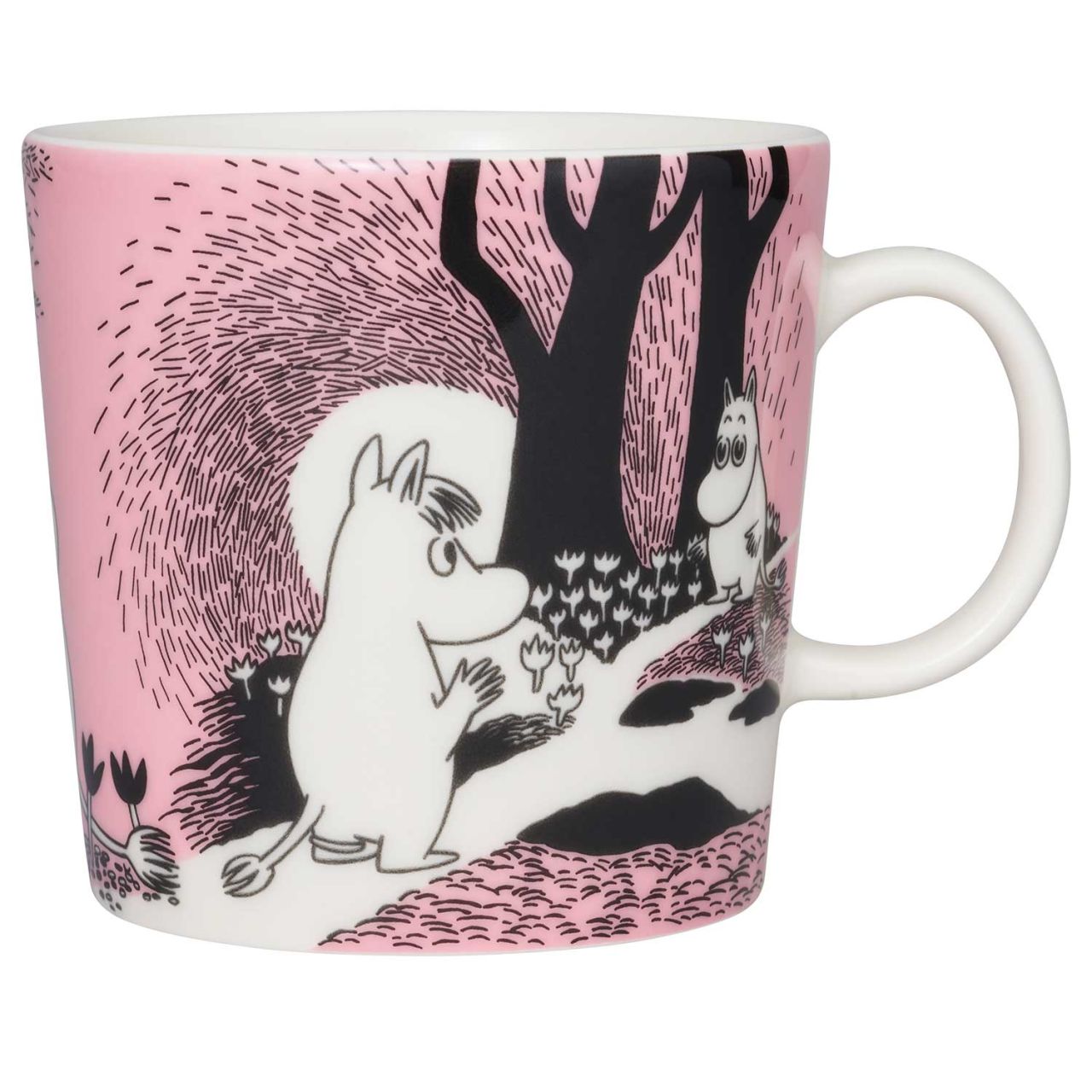 Moomin by Arabia Mumins Liebe Tasse / Becher 0,4 l rosa,...
