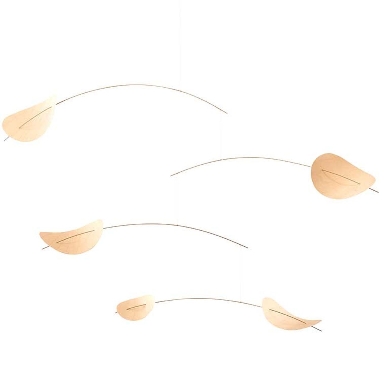 Flensted Mobiles Drifting Clouds Nature Gold 43x70 cm''