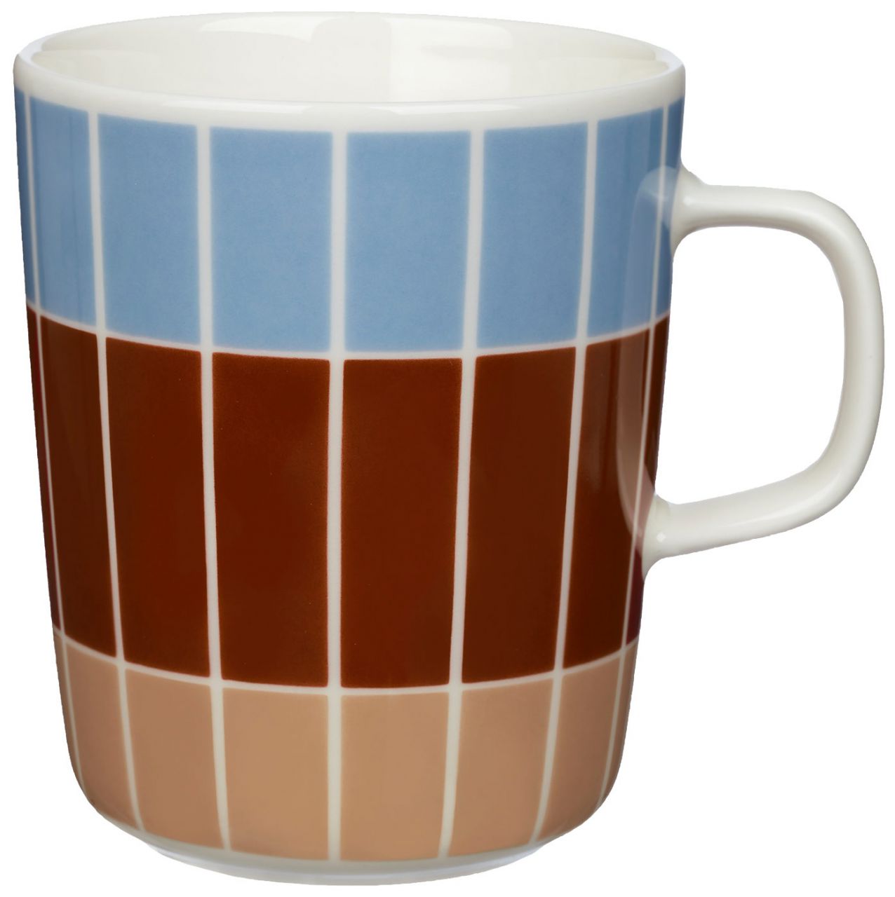 Marimekko Tiiliskivi (Ziegelstein) Oiva Tasse / Becher 0,25 l...