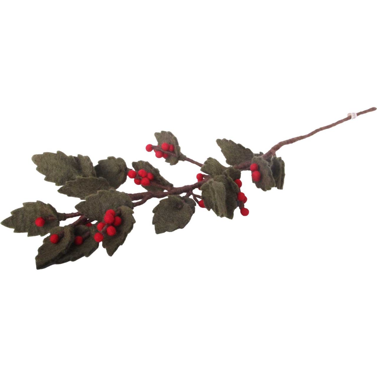Gry & Sif Weihnachten Ilex Zweig Höhe 60 cm grün, rot''