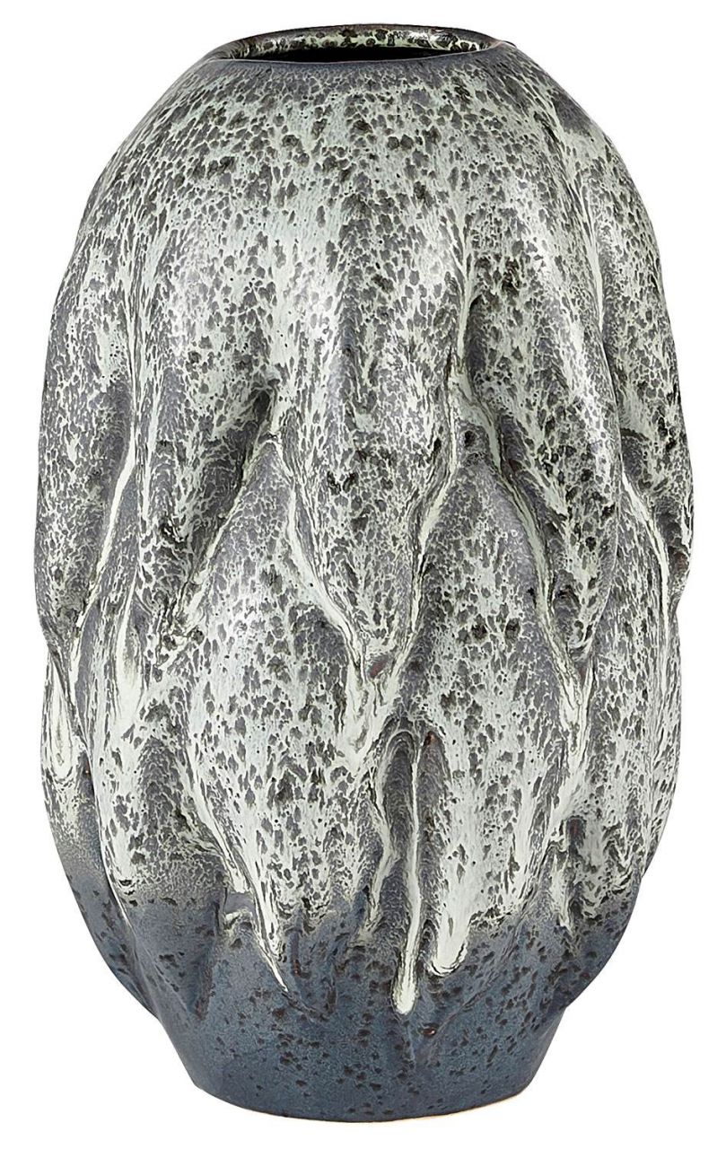 Villa Collection Vase arktisches Eis grau Höhe 26 cm''