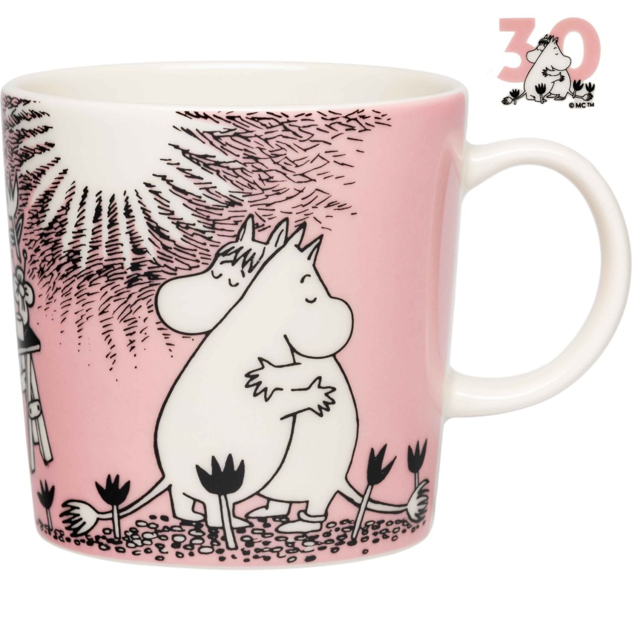 Moomin by Arabia Mumins 30 Jahre Liebe Tasse / Becher 0,3 l rosa,...