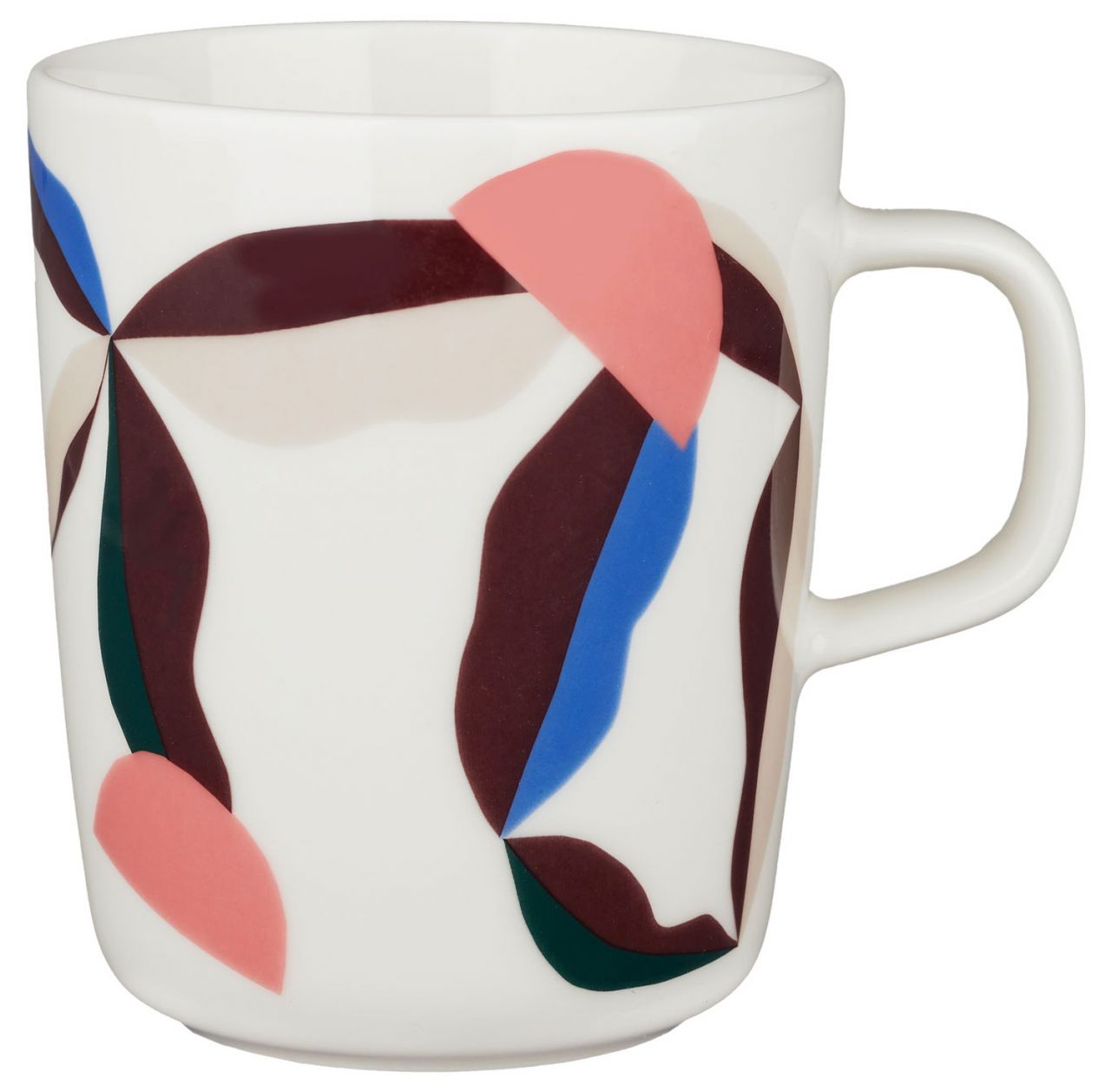 Marimekko Beere Oiva Tasse / Becher 0,25 l weiß, blau, puder,...