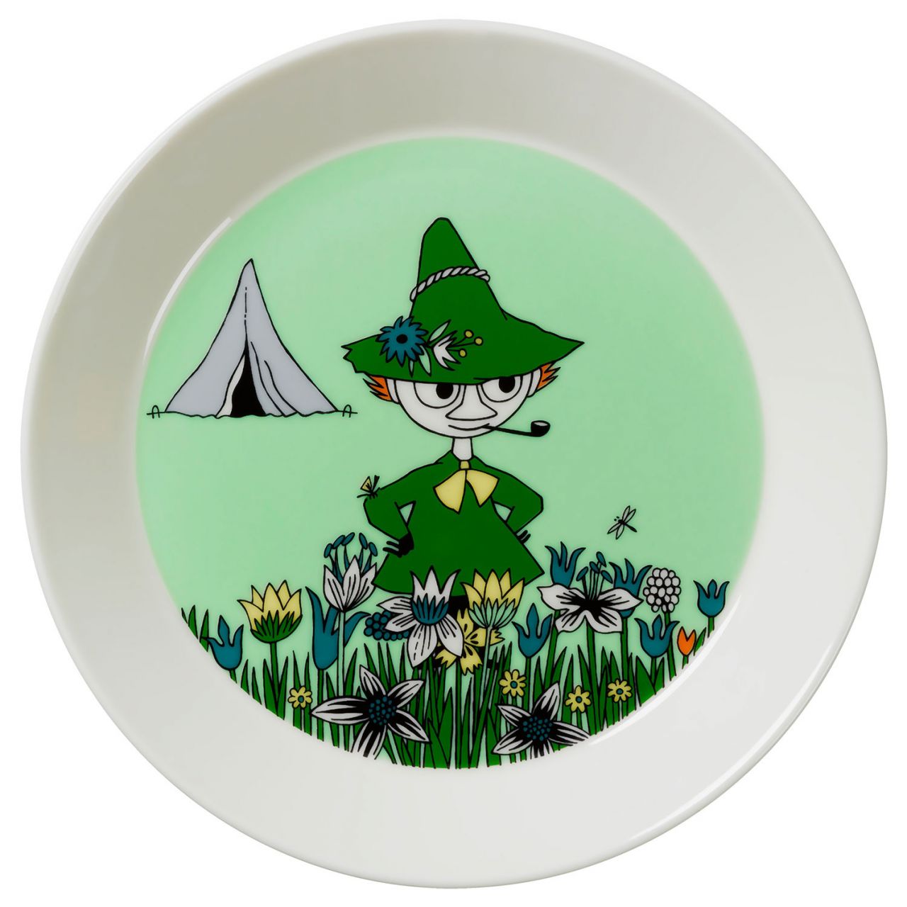 Moomin by Arabia Mumins Snufkin Teller Ø 19 cm grün''