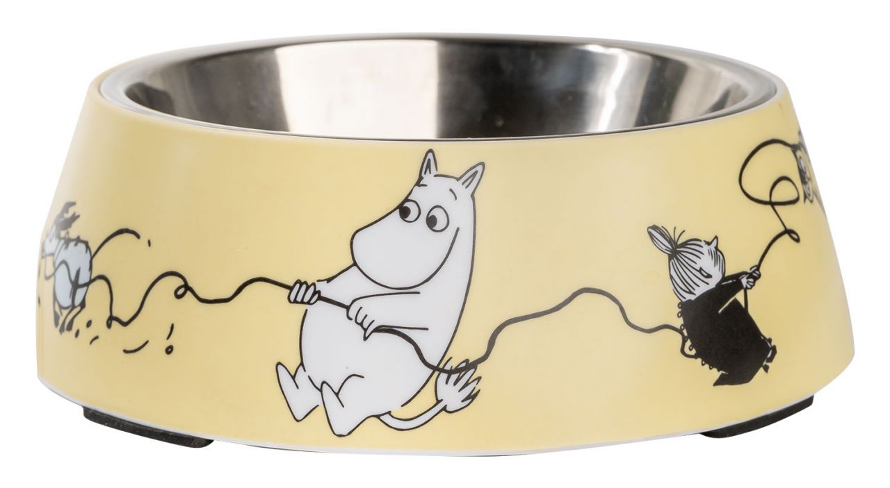 Muurla Mumins Haustiere Futternapf Höhe 5,5 Ø 17,5 cm gelb''