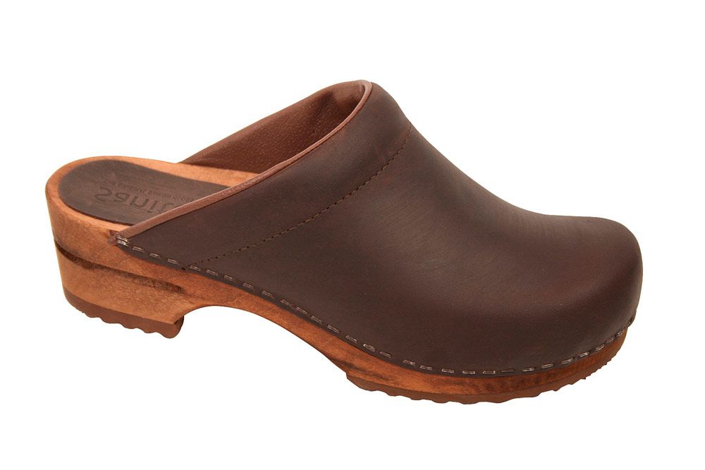 Sanita Damen Clogs Holz offen Chrissy''