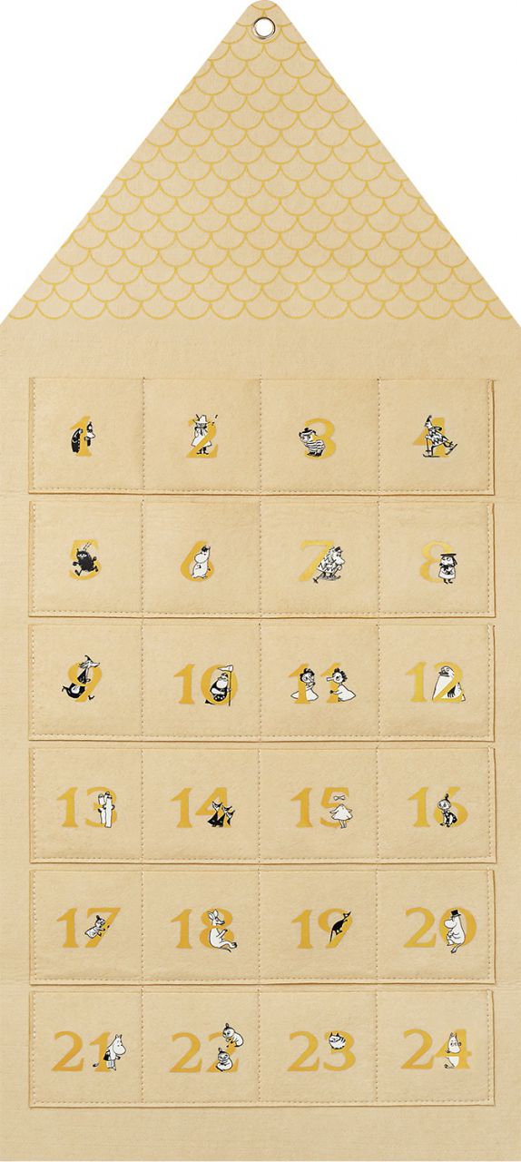 Muurla Mumins Muminhaus Adventskalender Höhe 100 cm Breite 45 cm''