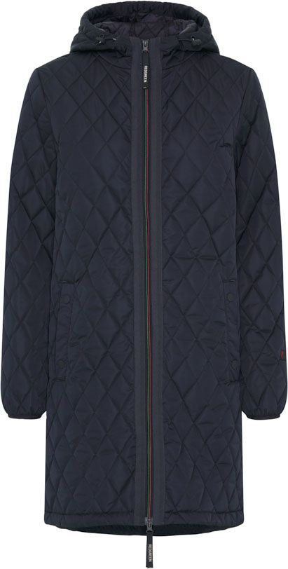 REDGREEN Damen Steppmantel mit verstellbarer Kapuze Solvej navy''
