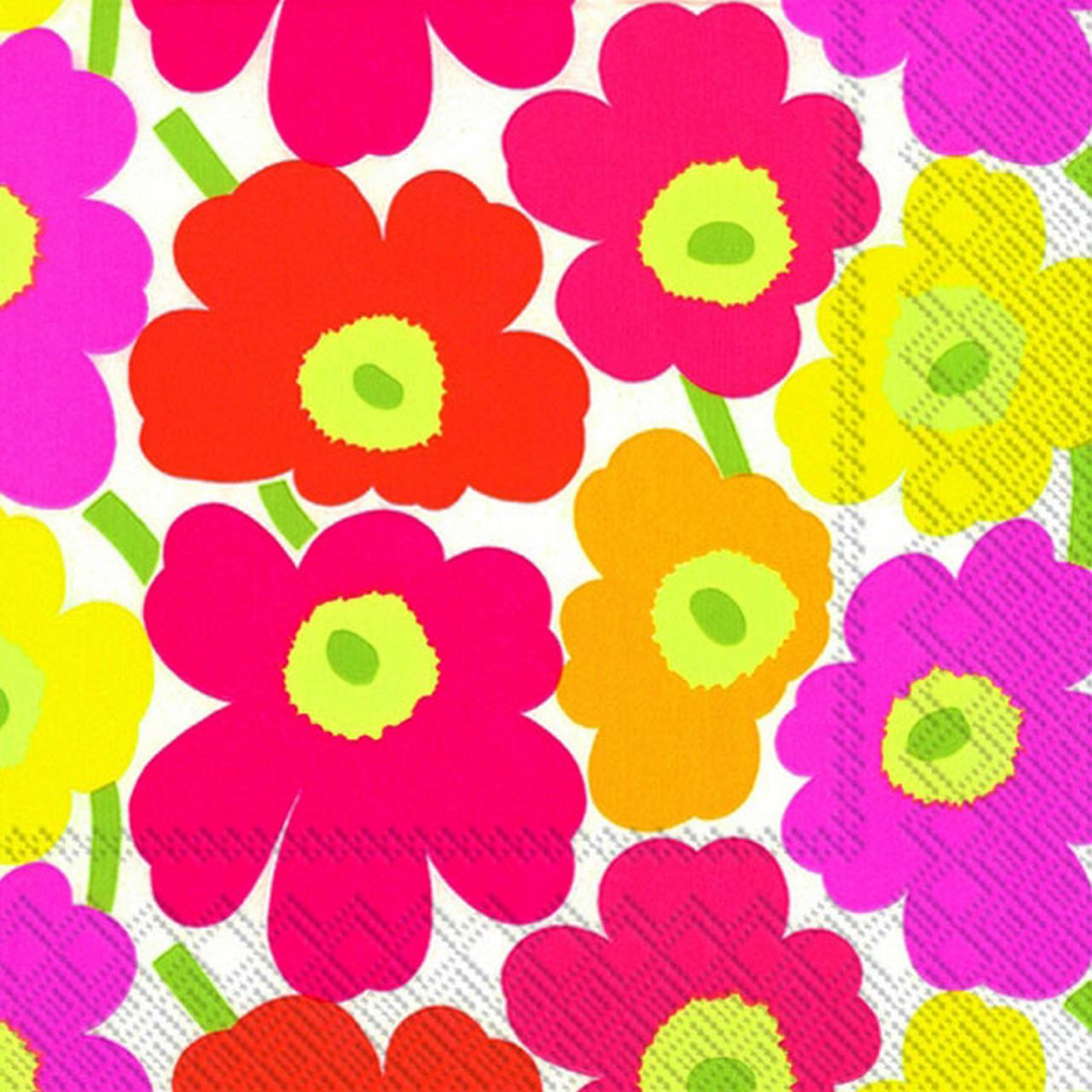 Marimekko Unikko klein Papierservietten 33x33 cm 20 Stk''
