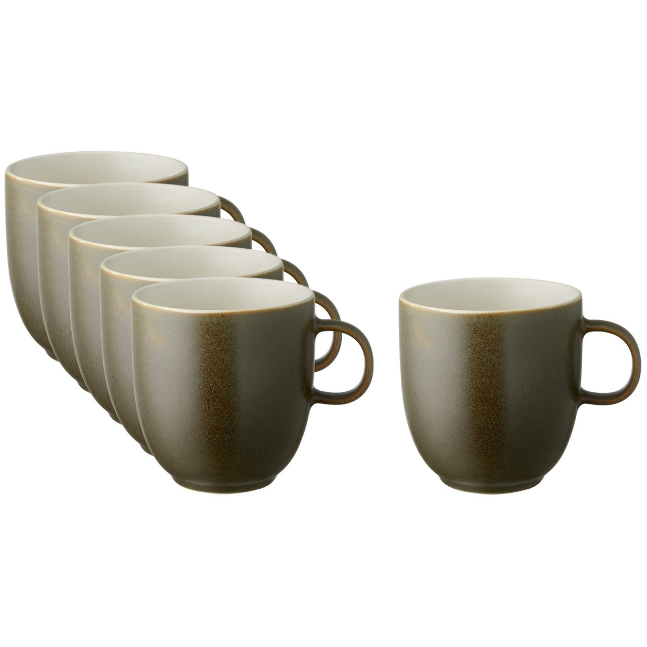 Studio Round North Tasse / Becher mit Henkel 0,33 l matt farbig...