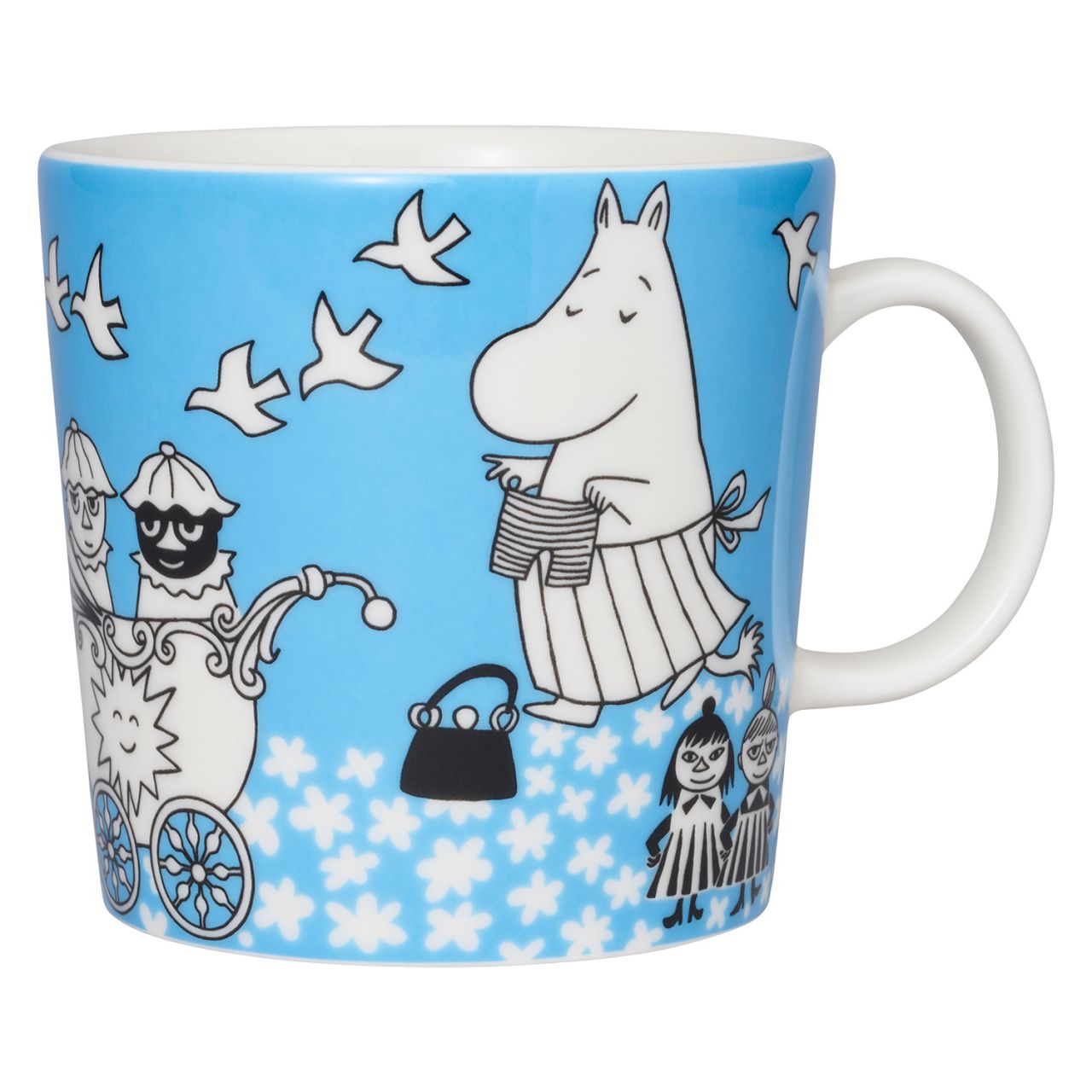 Moomin by Arabia Mumins Frieden Tasse / Becher 0,4 l blau,...