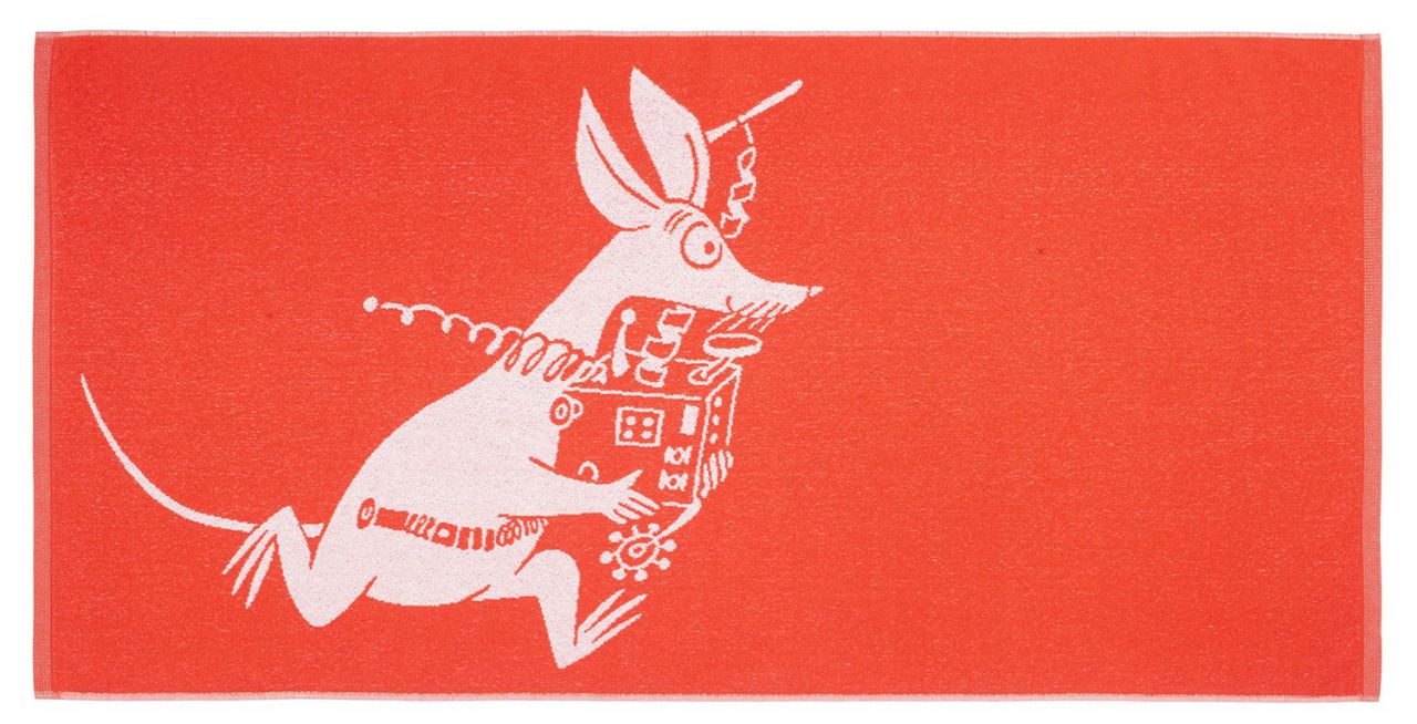 Finlayson Mumins Sniff mit kaputten Gerät Duschtuch (Öko-Tex)...