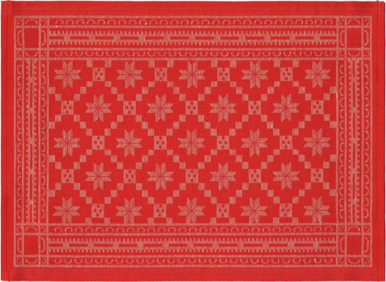 Ekelund Weihnachten & Winter Åttebladrose Tischset Öko-Tex''