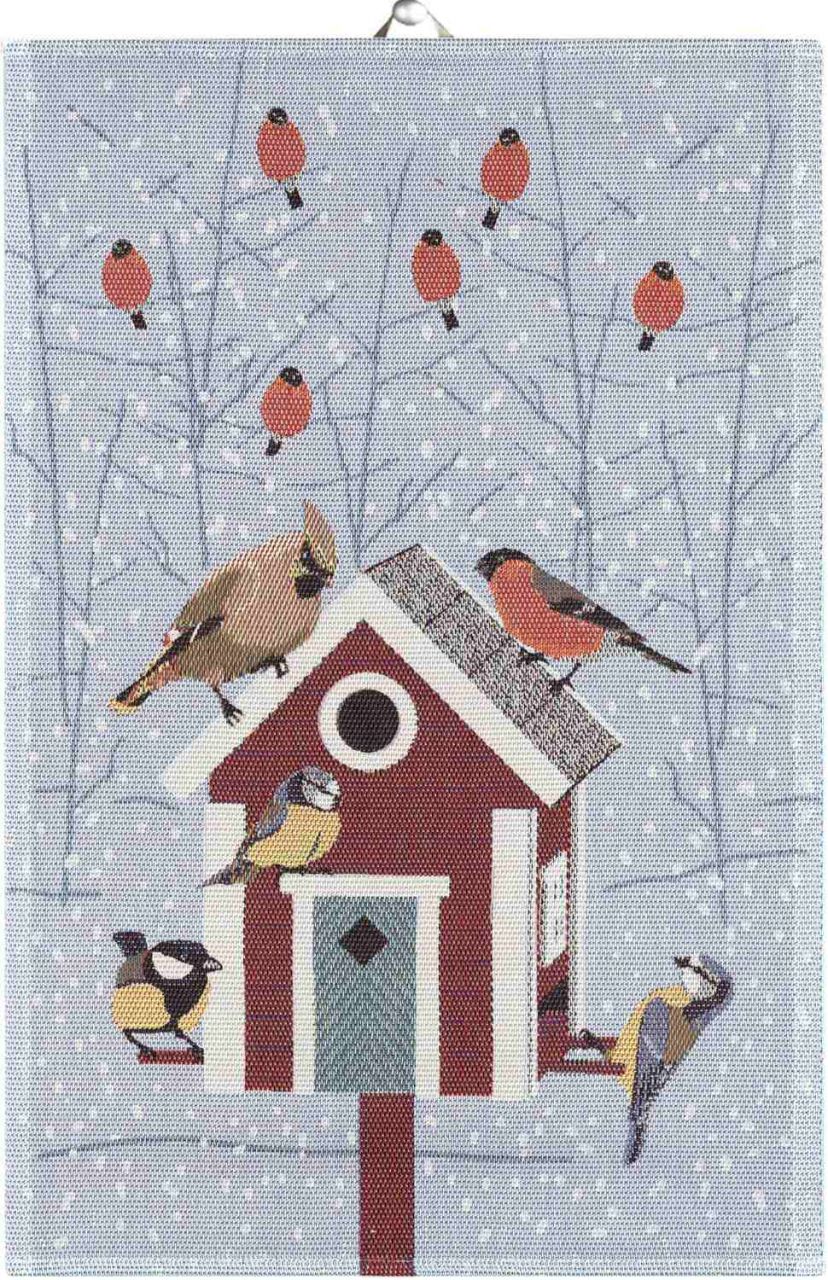 Ekelund Weihnachten & Winter Winterfütterung Geschirrtuch 40x60 cm''