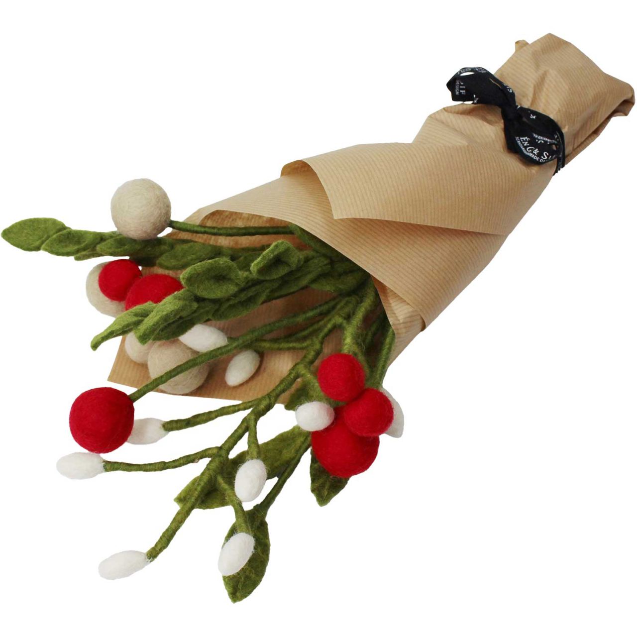 Gry & Sif Weihnachten Bouqet Blumen Gita Höhe 37 cm grün, rot''