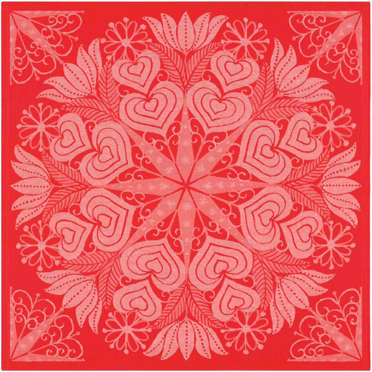 Ekelund Weihnachten & Winter Hjärtbo Mitteldecke (Öko-Tex) 80x80 cm''