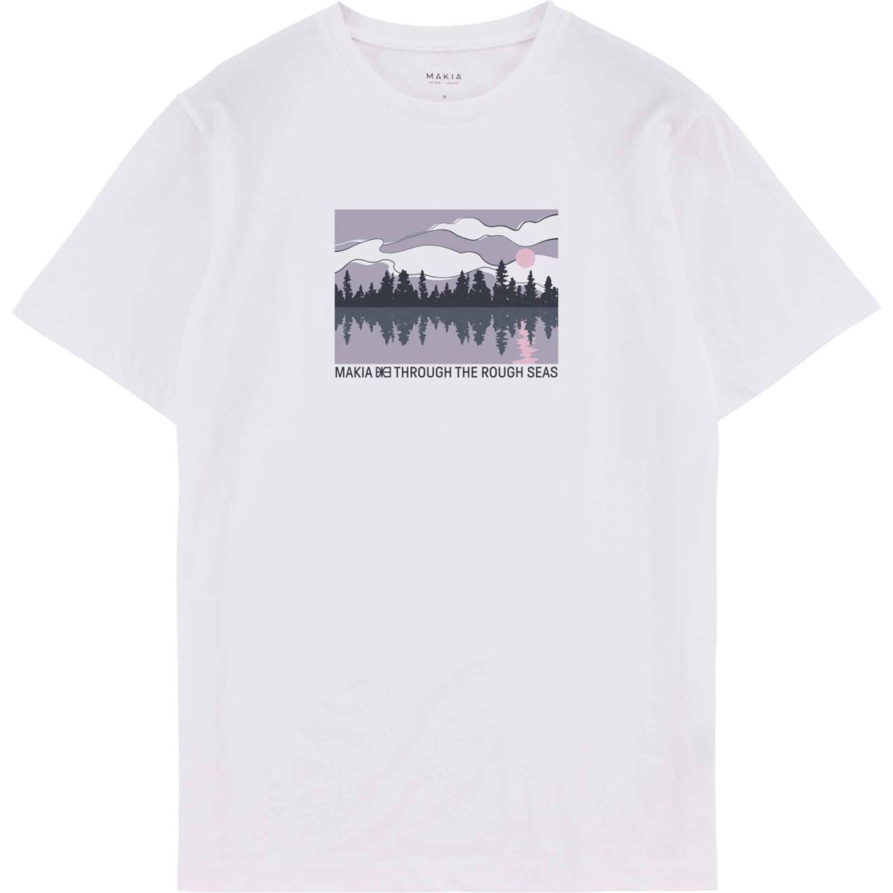 Makia Clothing x Baltic Sea Unisex T-Shirt mit Print weiß Shoreline''