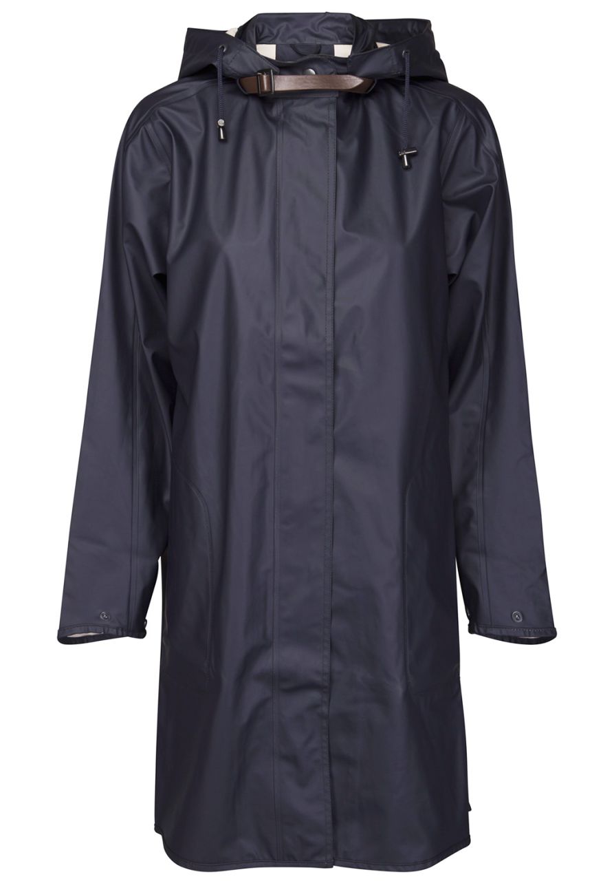 Ilse Jacobsen Damen Regenmantel lang mit verstellbarer &...