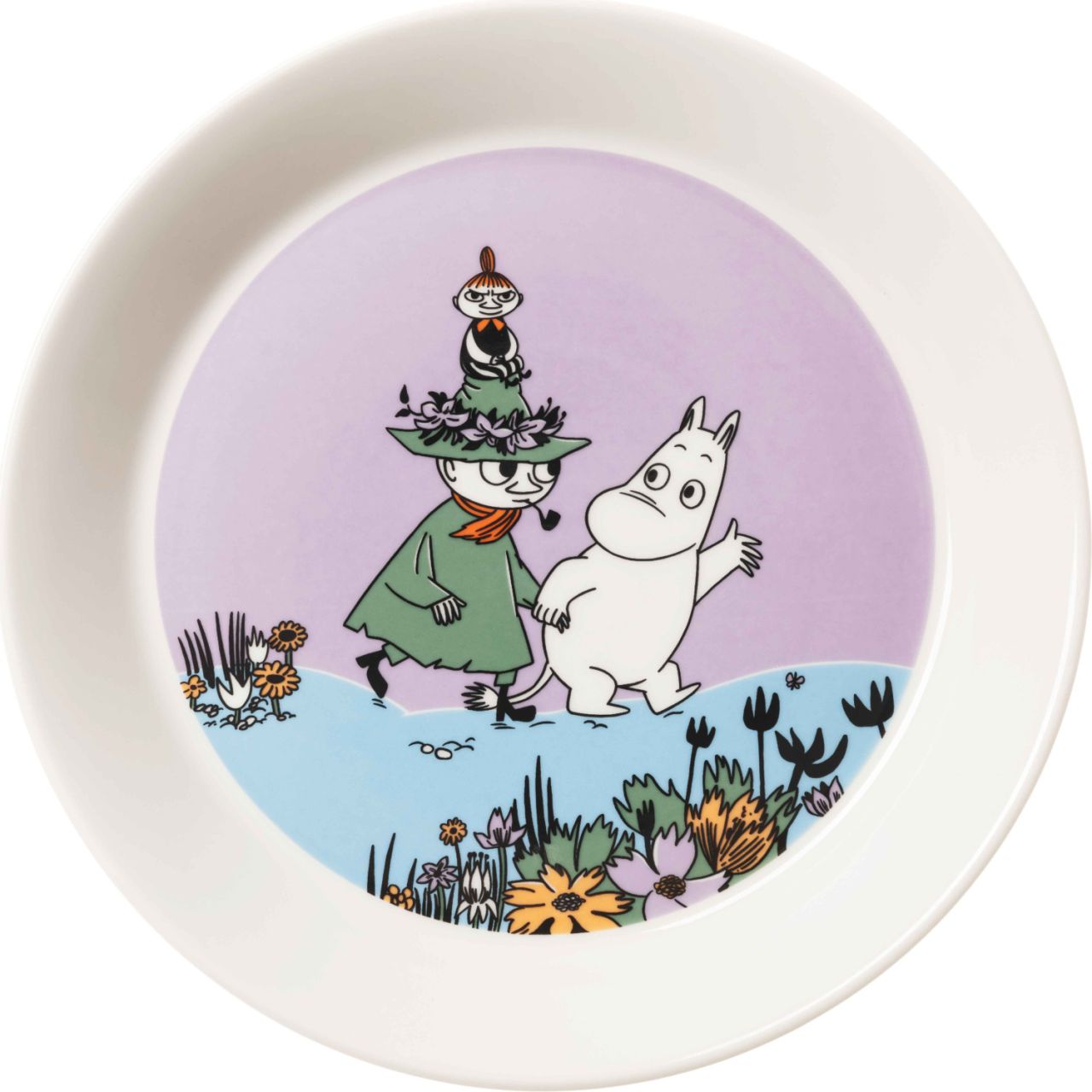 Moomin by Arabia Mumins Freunde für immer Teller Ø 19 cm violett,...