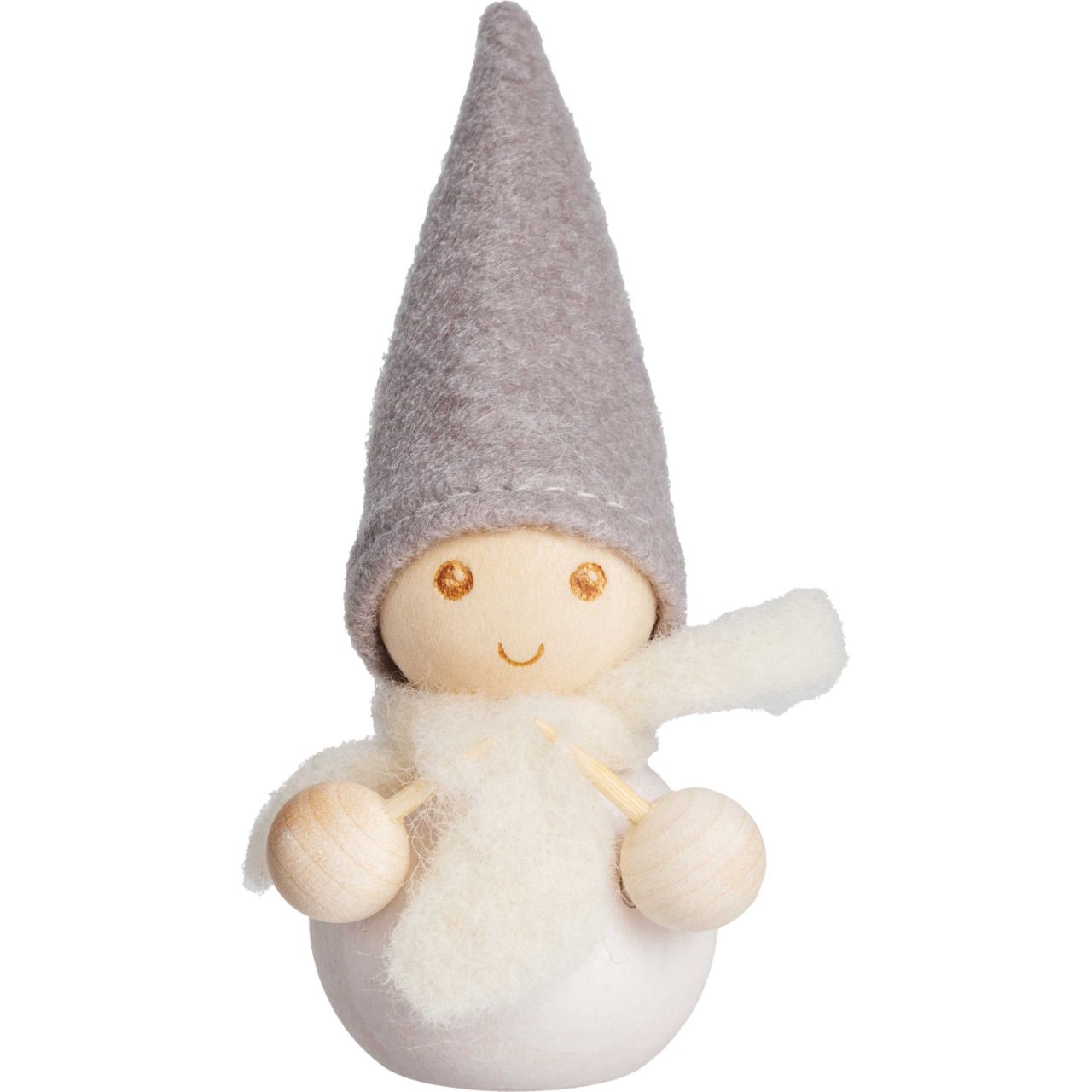 Aarikka Pakkanen Weber Höhe 9 cm cremeweiß, grau''