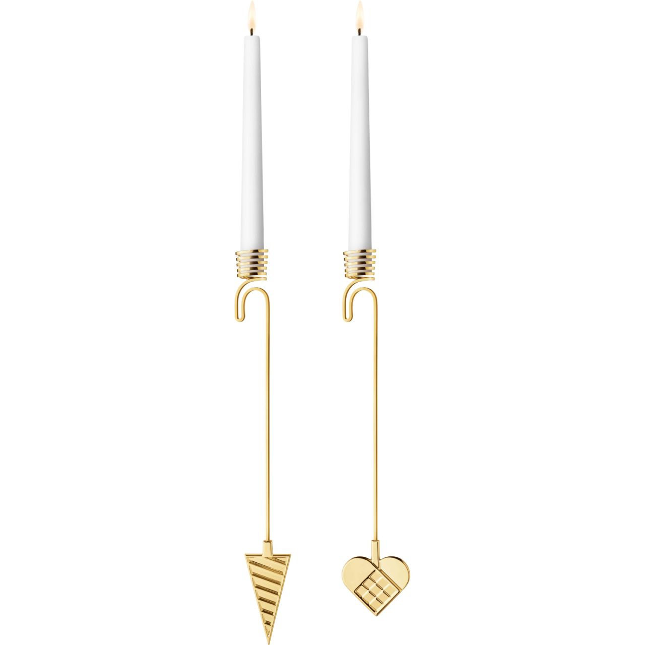 Georg Jensen Weihnachten 2025 Baumkerzenhalter 2 tlg. Herz &...