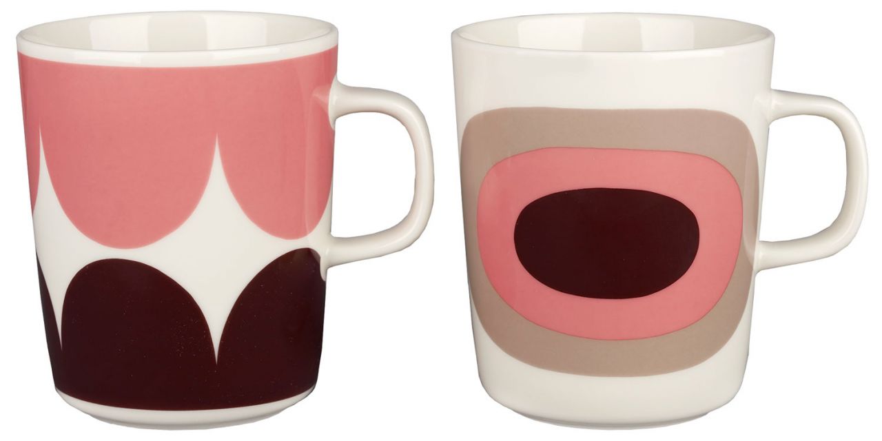 Marimekko Härkä (Stier) & Melooni (Melone) Oiva Tasse / Becher...