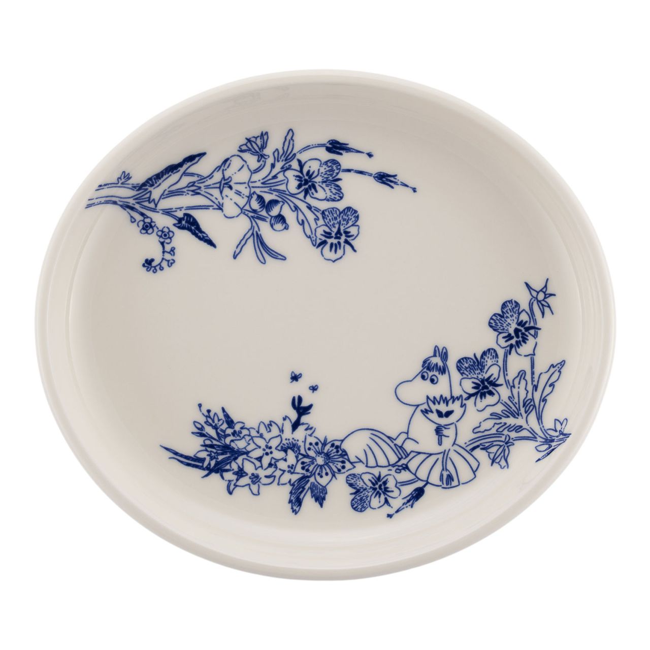 Moomin by Arabia Mumins Haru Teller Ø 16 cm cremeweiß, blau''