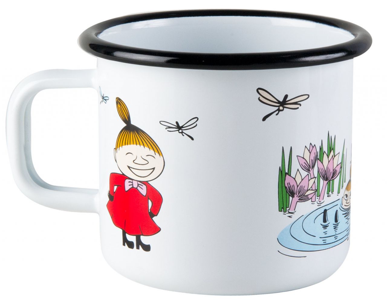Muurla Mumins Farben Little My Tasse / Becher Emaille 0,37 l''