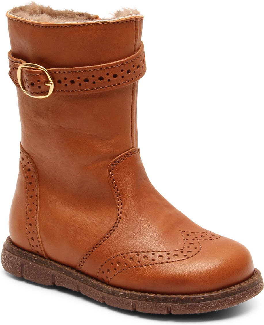 Bisgaard Mädchen Kinder Stiefel mit Reißverschluss / Lammfell Noli''