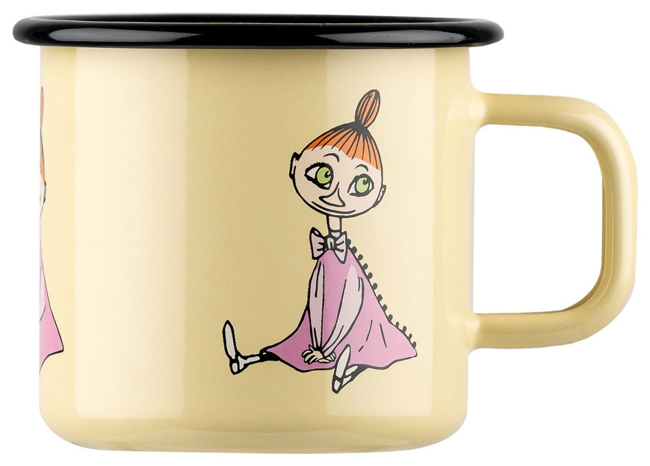 Muurla Mumins Mymble Tasse / Becher Emaille 0,37 l gelb, mehrfarbig''