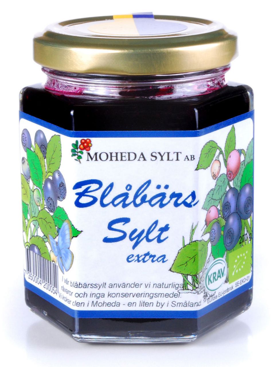 Moheda Bio Blaubeer Konfitüre extra 200 g''