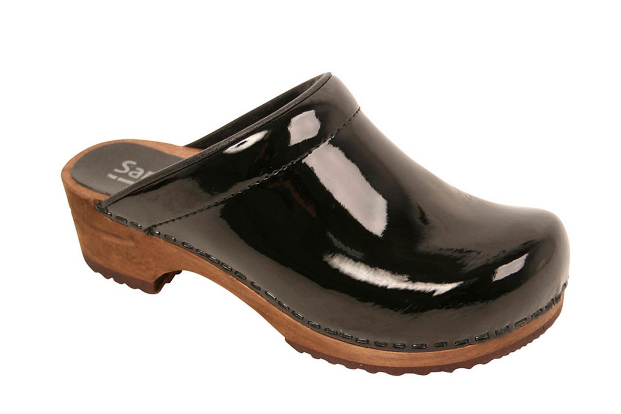 Sanita Damen Clogs Holz offen Classic''